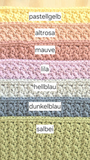 Personalisierbares Häkel-Spültuch aus Baumwolle