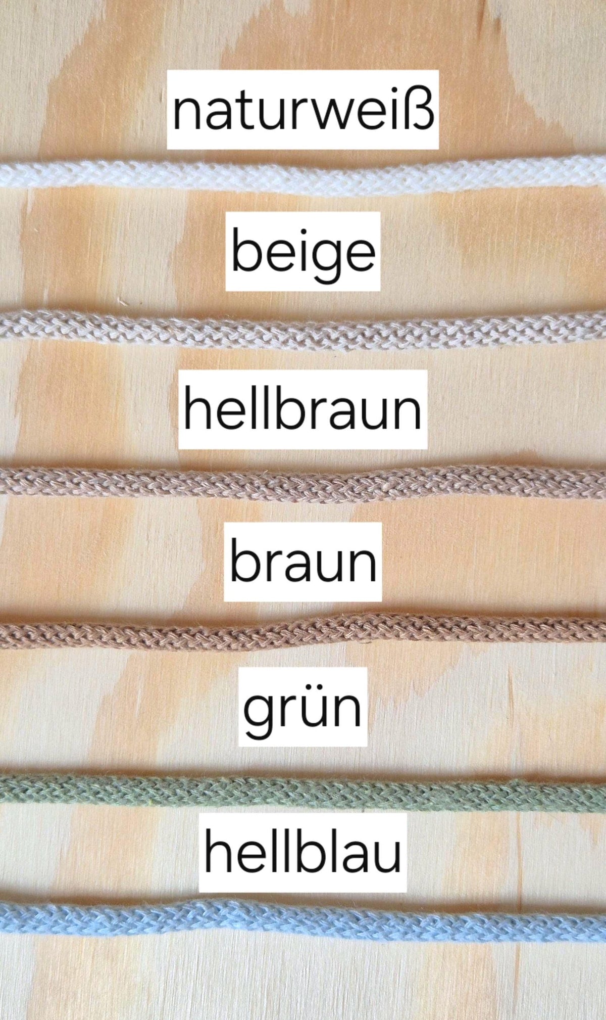 Handgehäkelte Aufbewahrungskörbe aus Baumwollkordel in drei Größen